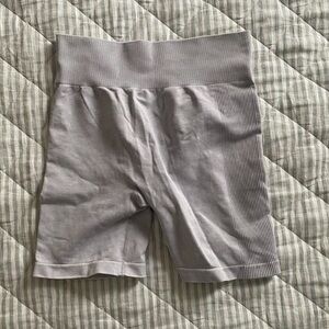 Pale purple biker shorts